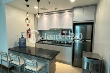 Kitchen Trendy 1BR Apartment Low Floor with  View at Casablanca Apartment