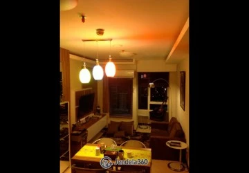 Living Room 2BR Nifarro Park Apartment at Tower A