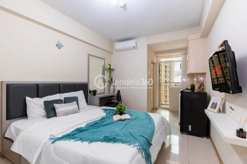 Bedroom Excellent Studio Apartment at Green Palm Residence Low Floor