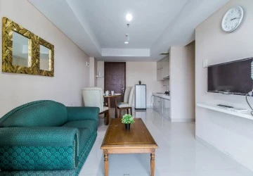 Living Room Springhill Terrace Residence 3BR Tower SandalWood