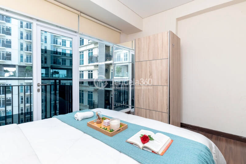 Bedroom 1BR Apartment with  View at Puri Orchard Apartment
