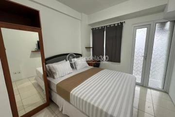 Bedroom Fancy Studio Apartment Low Floor with  View at Metropolitan Park Bekasi