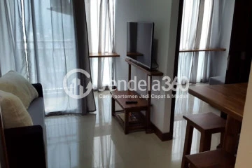 Living Room Best Deal 2BR Apartment High Floor with City View at Grand Dhika City Apartment