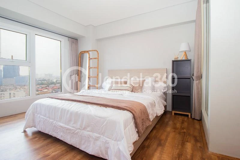 Bedroom 1 Well Furnished 2BR Apartment Close to MNC Studio Kebon Jeruk at Maqna Residence