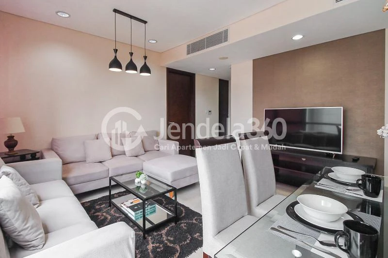 Living Room Ciputra World 2 Apartment 2BR Fully Furnished
