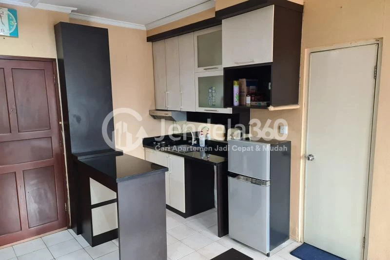 Kitchen Excellent 1BR Apartment Low Floor with City View at Mediterania Garden Residence 1