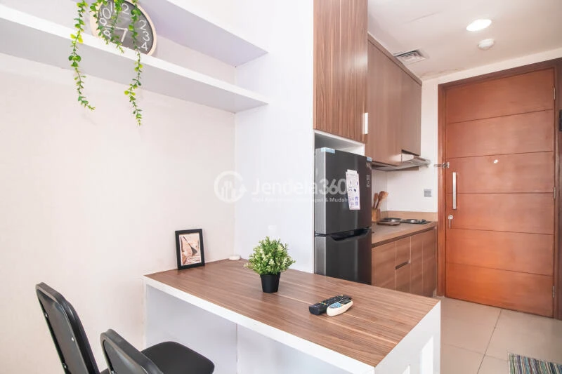 Living Room Stylish Studio Apartment at Ancol Mansion Apartment Tower Pacific Ocean