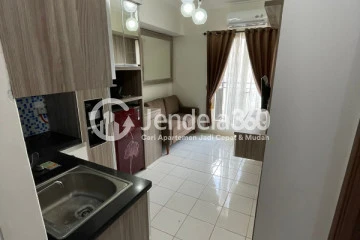 Kitchen High Floor 2BR Apartment with City View at Podomoro Golf View Apartment