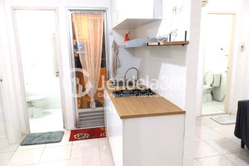 Kitchen 3BR Apartment with  View at Kalibata City Apartment