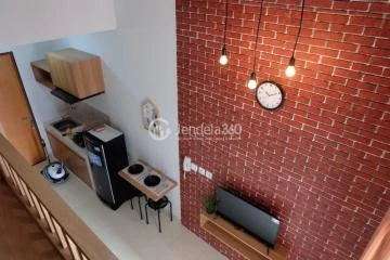 Bedroom Elegant Studio Apartment at Dave Apartment Low Floor
