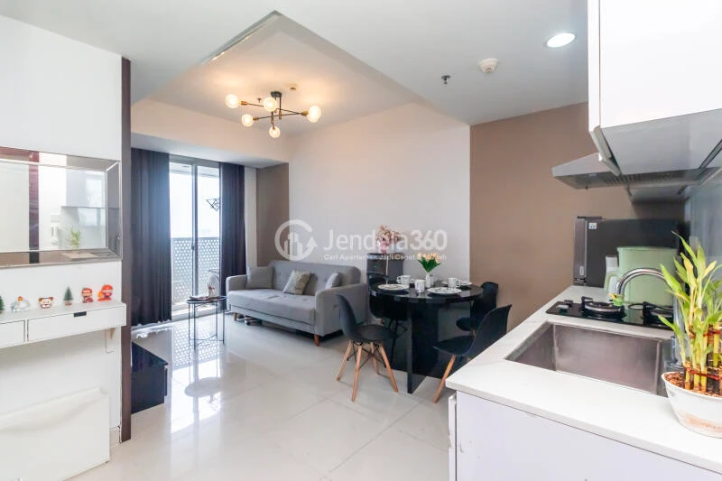 Living Room The Crest West Vista Puri 2BR Fully Furnished