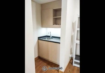 Kitchen Fancy 1BR Apartment at The Mansion Kemayoran Bougenville Tower Fontana