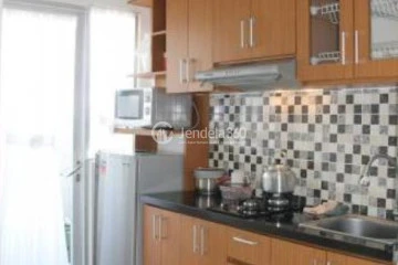 Living Room Elegant Studio Apartment at Menteng Square Apartment Tower A