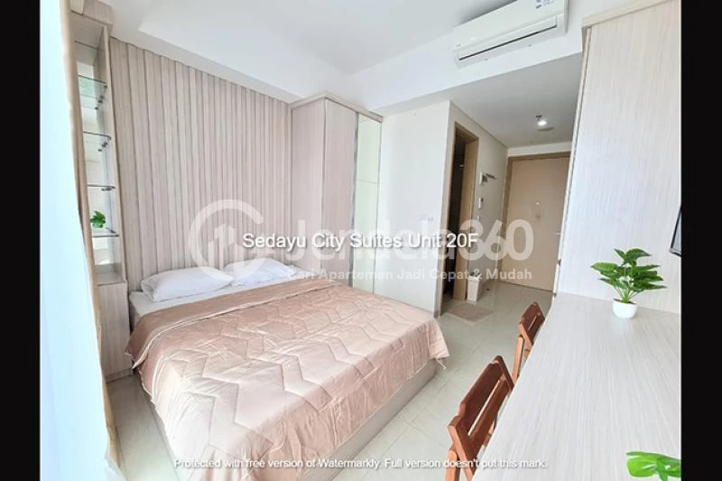 Bedroom Sedayu City Apartment Studio  Furnished