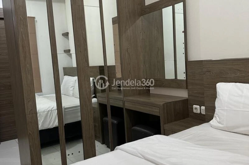 Bedroom 1BR Apartment with City View at Signature Park Apartment