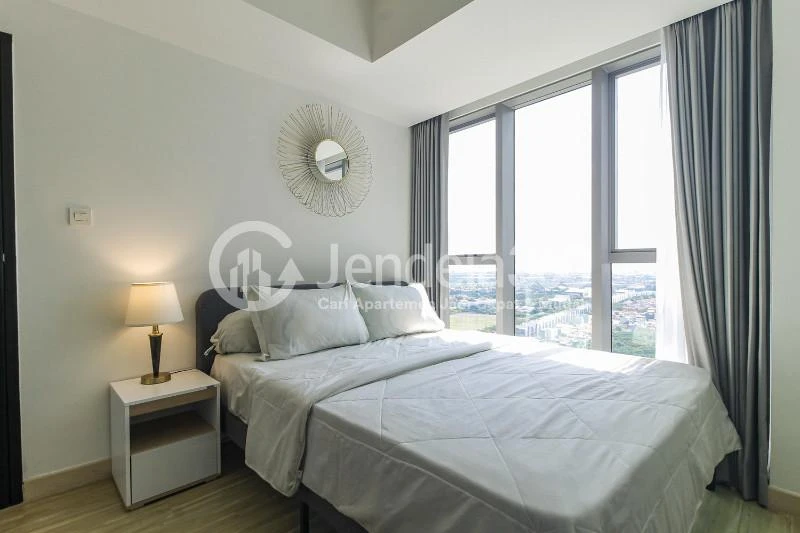Bedroom Modern 1BR Apartment at Branz BSD Apartment Tower West A