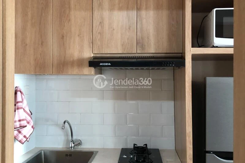 Kitchen Low Floor Studio Apartment with  View at B Residence BSD