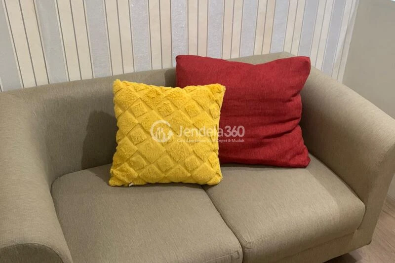 Living Room Low Floor 2BR Apartment with  View at Podomoro Golf View Apartment