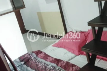 Bedroom Low Floor Studio Apartment with City View at Vittoria Residence