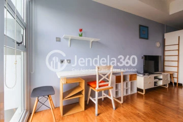Bedroom Modern Studio Apartment at Kemang Village Apartment Tower Intercon