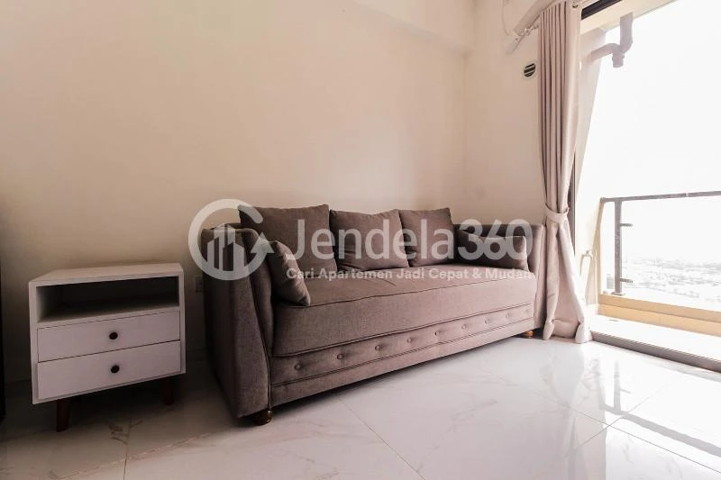 Living Room 2BR Sky House BSD Apartment at High Floor