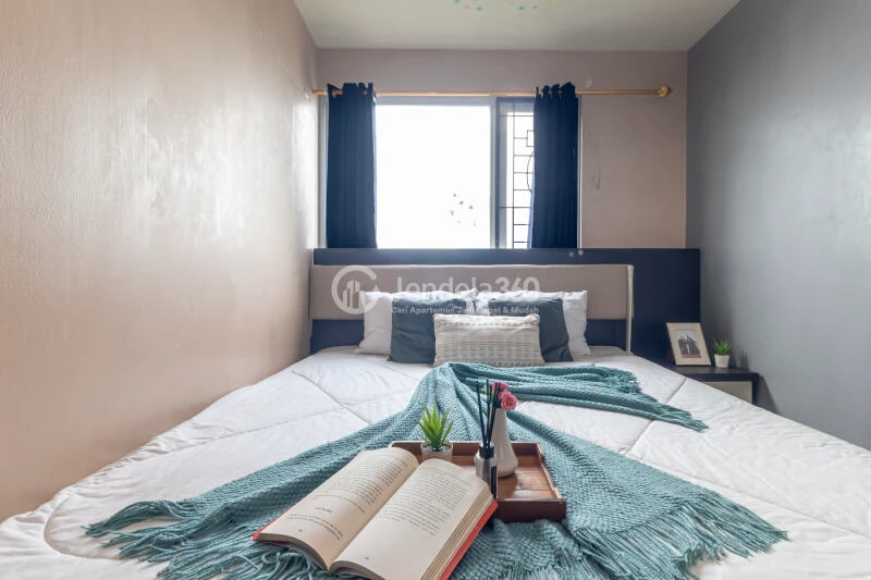 Bedroom 1 Low Floor 2BR Apartment with  View at The 18Th Residence Taman Rasuna