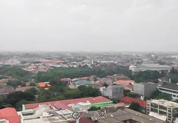 Balcony 1BR Apartment with city view View at Royal Olive Residence