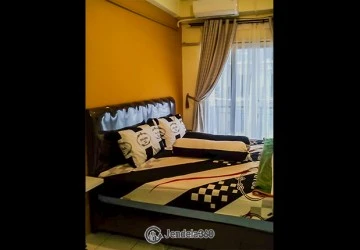 Bedroom Well Located Studio Apartment at Grand Asia Afrika Residence Low Floor