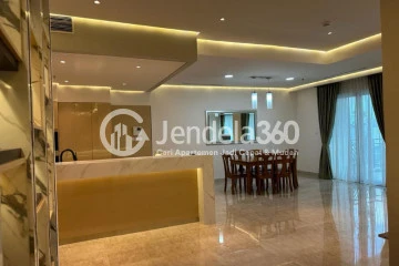 Living Room Pakubuwono Residence 3+2BR Semi Furnished