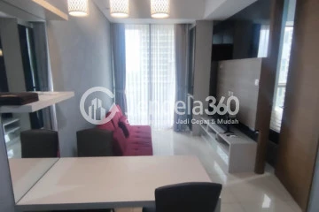 Living Room Taman Anggrek Residence 1BR Semi Furnished