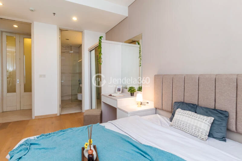 Bedroom 1 2BR Apartment with City View at Izzara Apartment