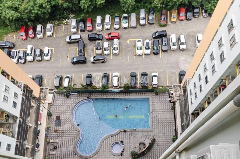 Balcony Pancoran Riverside Apartment 2BR Tower 3B