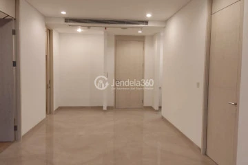 Living Room 2BR Apartment with utara jalan tol View at Izzara Apartment