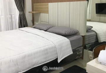 Bedroom Middle Floor Studio Apartment with city view View at Grand Asia Afrika Residence