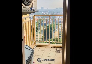 Balcony 2BR Apartment with Kolam Renang dan City View at Green Palm Residence