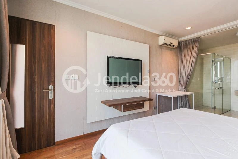 Bedroom Spacious 1BR High Floor Apartment with City View at Ancol Mansion Apartment