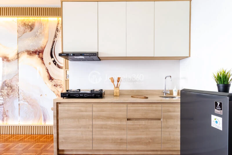 Kitchen Studio Ancol Mansion Apartment at Middle Floor