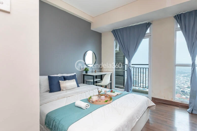 Bedroom Studio Apartment with city View at Puri Orchard Apartment