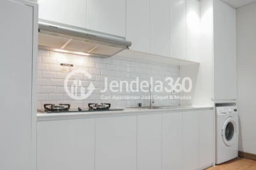 Kitchen Middle Floor 2BR Apartment with City View at Gardenia Boulevard Apartment