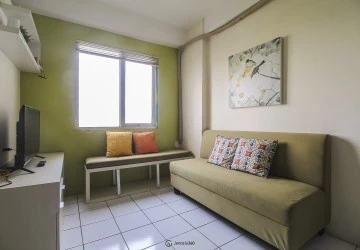 Living Room Good Deal 2BR Apartment Low Floor with City View at East Park Apartment