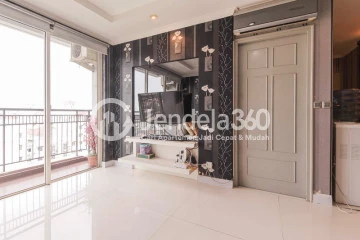Living Room Middle Floor 2BR Apartment with Utara View at MOI Frenchwalk