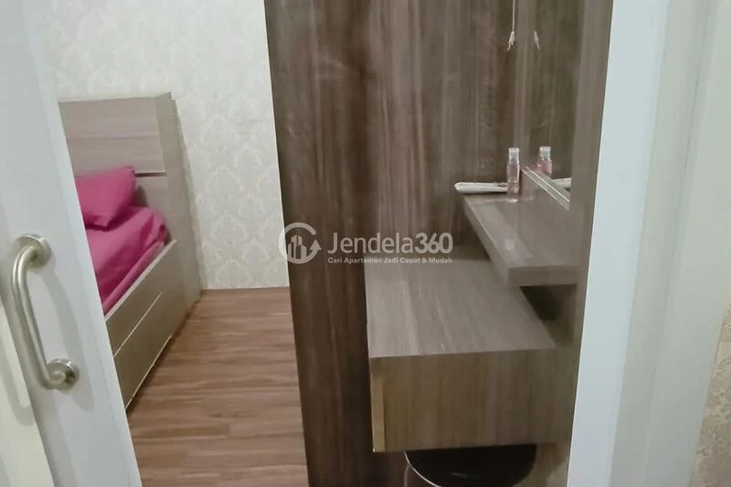 Bedroom 2BR Green Pramuka City Apartment at Middle Floor