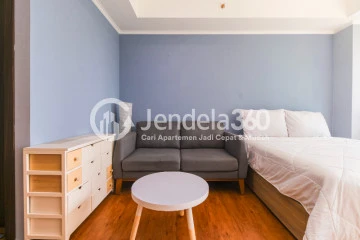 Bedroom Modern Studio Apartment at Kemang Village Apartment Tower Intercon