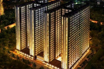 Tower Middle Floor 2BR Apartment with Jalan Asia Afrika View at Grand Asia Afrika Residence