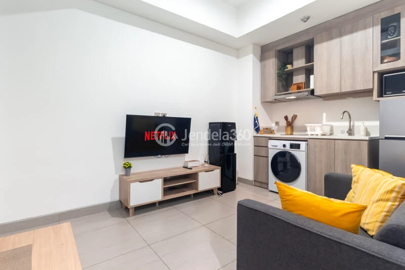Living Room Stylish 2BR Apartment at Fatmawati City Center Apartment Tower Corona
