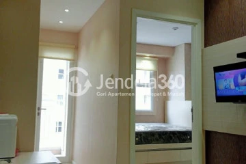 Living Room 1BR Parahyangan Residence Apartment at Middle Floor