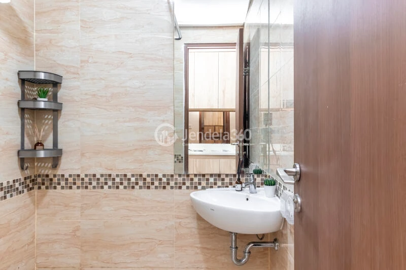 Bathroom Best Deal Studio Apartment Low Floor with  View at B Residence BSD