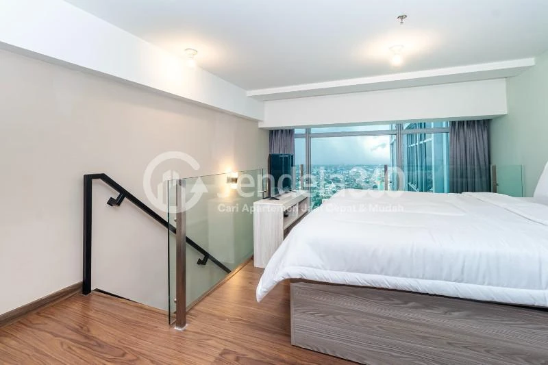 Bedroom High Floor 1BR Apartment with City View at U Residence Karawaci
