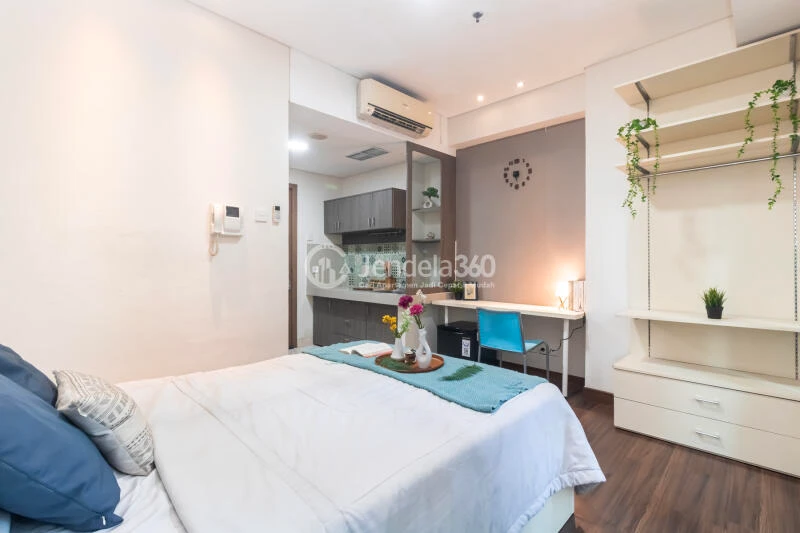 Bedroom Studio Apartment with city View at Puri Orchard Apartment
