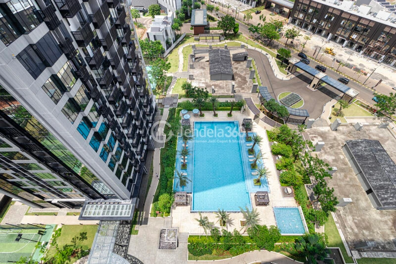 Balcony Restful 2BR Apartment at Fatmawati City Center Apartment Middle Floor